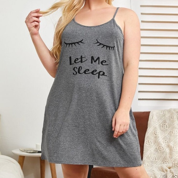 ❤️3x$20 - SHEIN Plus Size Pijama Dress - Picture 1 of 8